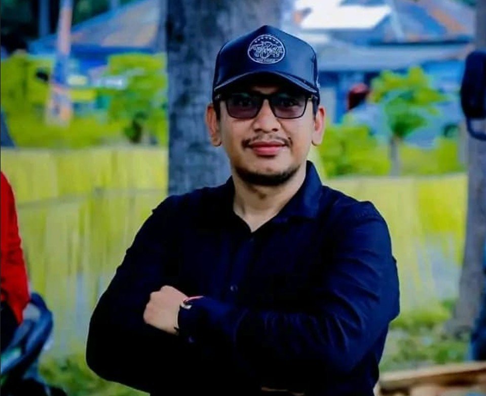 Kepala Desa Sukamakmur, Badrun Yonu/Hibata.id