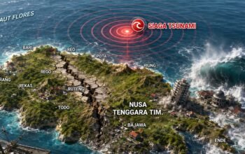 Gempa M7,7 Guncang NTT, Tsunami Terdeteksi hingga Sulsel dan Sultra