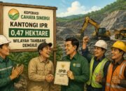 Koperasi Cahaya Sinergi Kantongi IPR, 0,47 Hektare Wilayah Tambang Dengilo