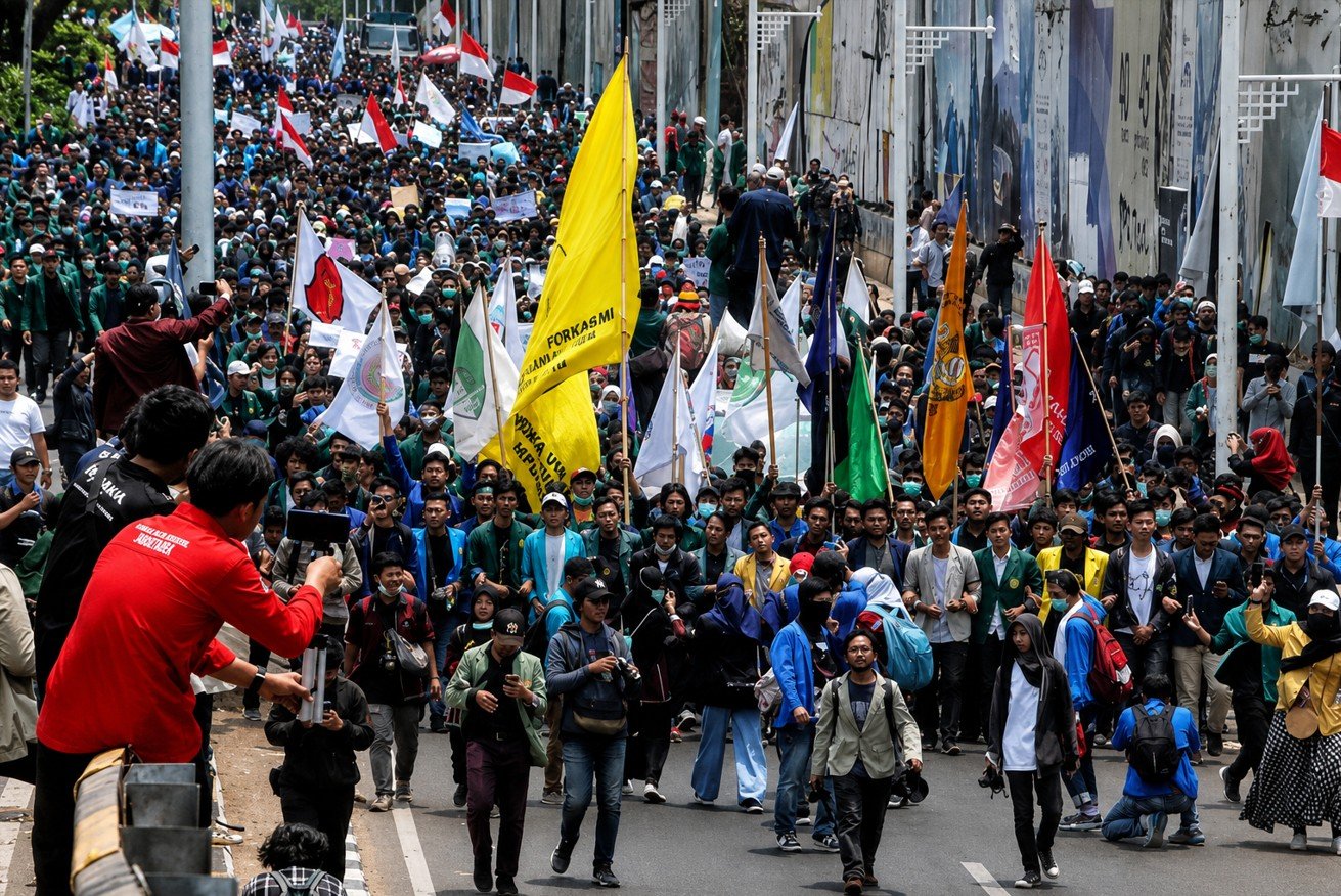 Foto ilustrasi demo (Pradita Utama/detikcom)