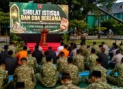 TNI-Polri bersama Forkopimda Balikpapan menggelar Sholat Istisqo dan doa bersama di tengah musim kemarau serta meningkatnya potensi karhutla/Hibata.id