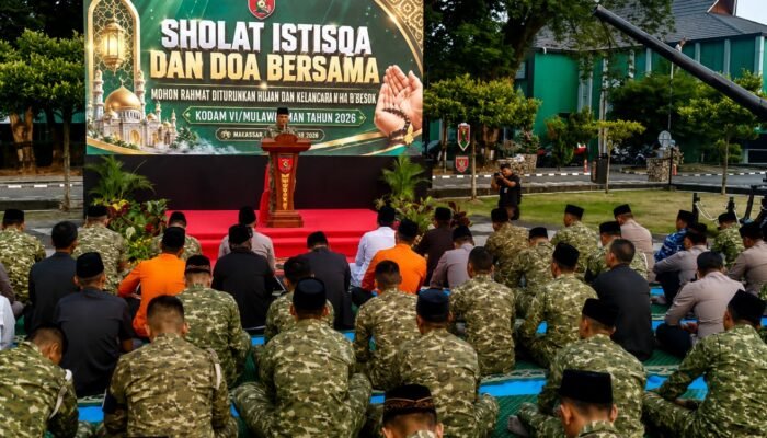 Kemarau Panjang, TNI-Polri dan Forkopimda Balikpapan Gelar Sholat Istisqo