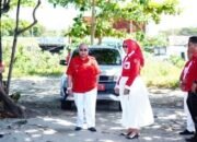 Wali Kota Gorontalo, Adhan Dambea, meninjau langsung lokasi pembangunan kantor Wali Kota baru di kawasan Eks Terminal 42, Kelurahan Tapa, Senin (3/8/2026). (Foto: Humas)