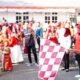 Penjabat Sekretaris Daerah (Sekda) Kota Gorontalo, Nuryanto, mewakili Wali Kota Gorontalo membuka Karnaval Budaya dan Lomba Gerak Jalan Tingkat Kota Gorontalo, Rabu, 12 Agustus 2026. (Foto: Humas)