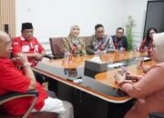 Pertemuan Wali Kota Gorontalo Adhan Dambea dengan Direktur Commercial Banking PT Bank Tabungan Negara (BTN) di ruang kerja wali kota, Rabu, 19 Agustus 2026. (Foto: Humas)