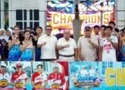 Dream Team MTsN 1 Gorontalo keluar sebagai kampiun kategori putra, sedangkan All Star SMPN 2 Gorontalo merebut gelar juara kategori putri. (Foto: Humas)