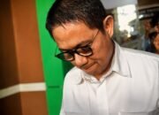 Hamka Hendra Noer, yang kini menjabat sebagai Staf Ahli Kementerian Pemuda dan Olahraga (Kemenpora) usai diperiksa Kejati/Hibata.id