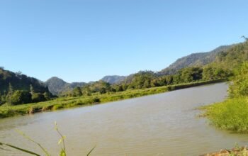 Kondisi air Sungai Voyau di Kecamatan Sangkub, Bolmut, berubah keruh meski tengah memasuki musim kemarau/Hibata.id
