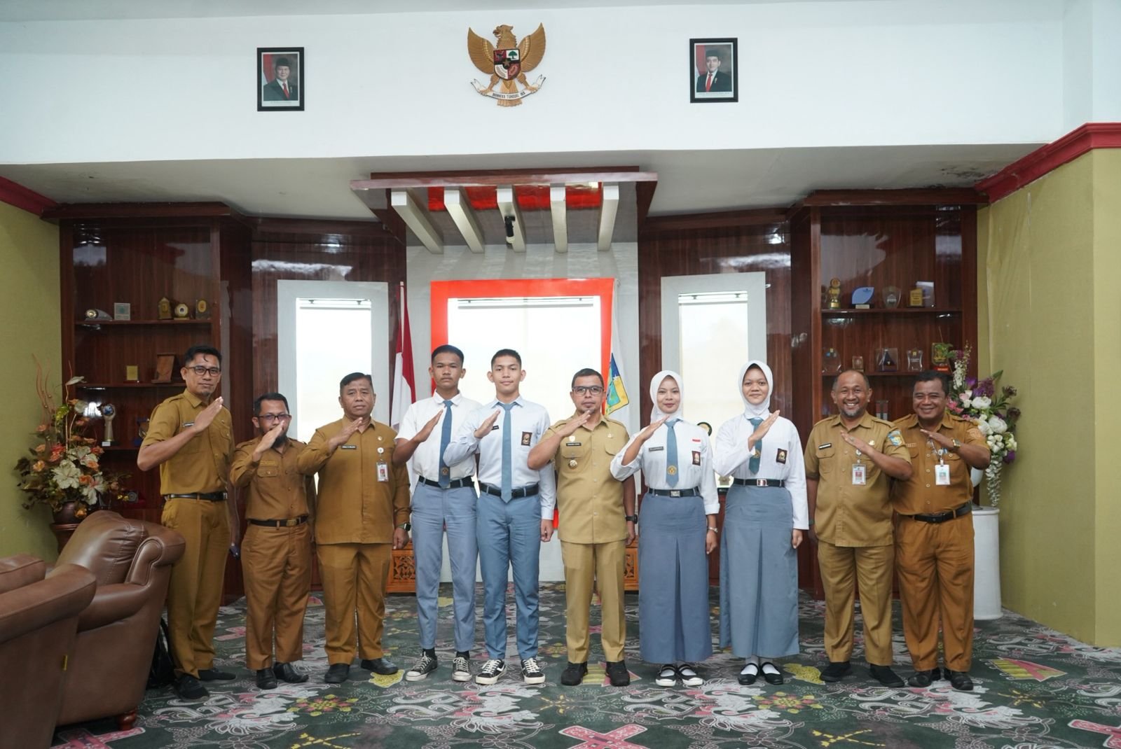 Kesbangpol Bolmut memastikan empat calon Paskibraka tingkat Provinsi Sulawesi Utara telah diberangkatkan sesuai prosedur/Hibata.id
