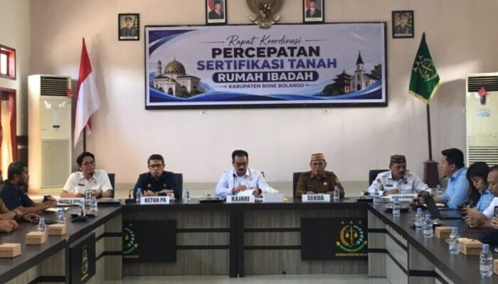 Bone Bolango Percepat Sertifikasi 173 Tanah Wakaf Lewat Program Isbat Wakaf