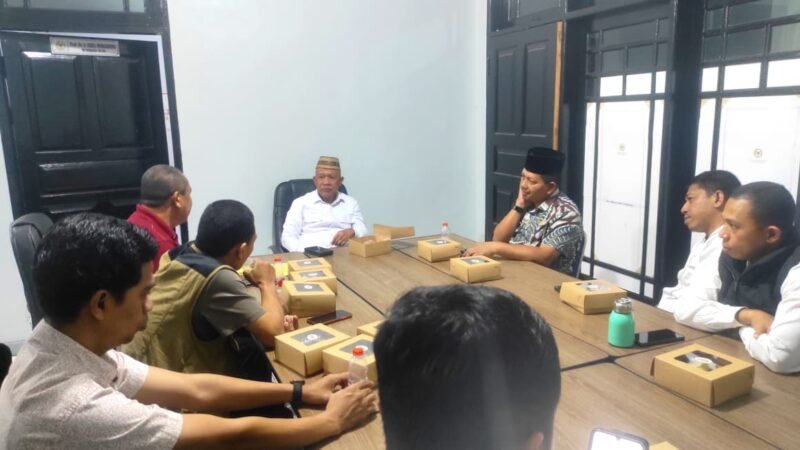 Jasin saat audiensi di Kantor Kesekretariatan DPD RI Provinsi Gorontalo, Jumat (7/8/2026)/Hibata.id