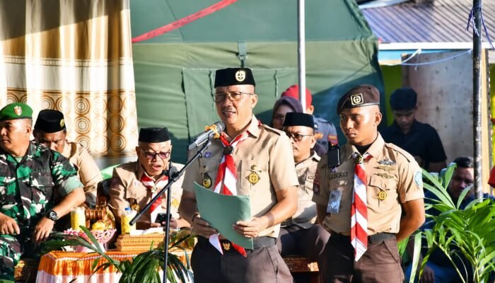 Wabup Boalemo Apresiasi Gerakan Pramuka Tilamuta Lewat Kemah Merdeka Berkarya