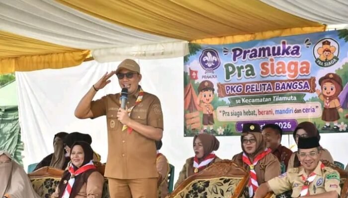 Perdana di Boalemo, Perkemahan Pramuka Pra Siaga TK/PAUD Digelar di Tilamuta