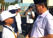 Sekretaris Daerah Kabupaten Bone Bolango Iwan Mustapa menghadiri pembukaan Masa Pengenalan Lingkungan Sekolah (MPLS) Sekolah Nasional Terintegrasi di BPMP Provinsi Gorontalo, Senin (10/8/2026). Pemerintah Kabupaten Bone Bolango menyiapkan lahan untuk mendukung pembangunan SNT 6/Hibata.id
