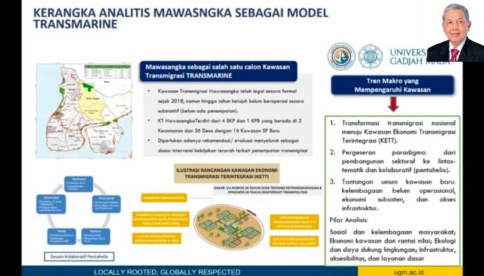 UGM Dorong Mawasangka Buton Tengah Jadi Model Transmarine