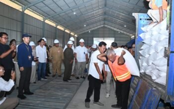 Gudang Bulog di Wonoanti, Trenggalek, resmi beroperasi untuk memperkuat cadangan pangan daerah di tengah ancaman kekeringan hingga November/Hibata.id