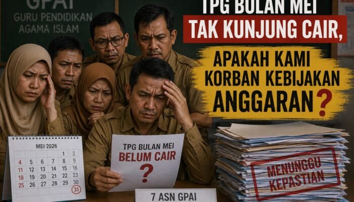 TPG Mei Belum Masuk, Tujuh Guru PAI Bolmut Bertanya: Anggarannya ke Mana?