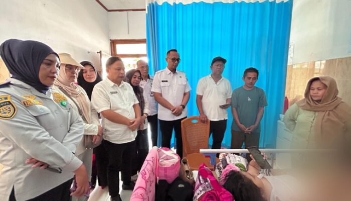 Sekda Kotamobagu Pantau Korban Drag Race Upai di Rumah Sakit Monompia