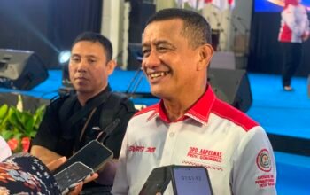Ketua Dewan Pimpinan Daerah (DPD) Asosiasi Badan Permusyawaratan Desa Nasional (ABPEDNAS) Provinsi Gorontalo, Syarif Mbuinga. (Foto: Randa/Hibata.id)
