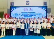 Kepengurusan Dewan Pimpinan Daerah (DPD) dan Dewan Pimpinan Cabang (DPC) Asosiasi Badan Permusyawaratan Desa Nasional (ABPEDNAS) bersama Srikandi Jaga Desa se-Provinsi Gorontalo resmi dikukuhkan. (Foto: Randa/Hibata.id)