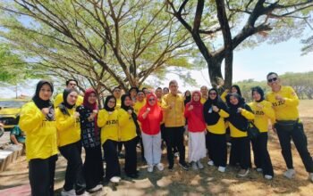 Pegawai RSUD dr. Zainal Umar Sidiki (ZUS) Gorontalo Utara mengikuti lomba dalam rangkaian peringatan HUT ke-81 Kemerdekaan RI yang digelar Pemerintah Kabupaten Gorontalo Utara/Hibata.id