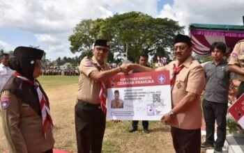 Bupati Boalemo Rum Pagau mengajak Gerakan Pramuka memperkuat karakter generasi muda dan mendukung ketahanan pangan pada Hari Pramuka ke-65/Hibata.id