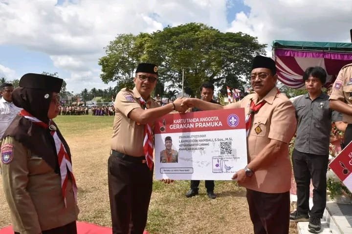Bupati Boalemo Rum Pagau mengajak Gerakan Pramuka memperkuat karakter generasi muda dan mendukung ketahanan pangan pada Hari Pramuka ke-65/Hibata.id