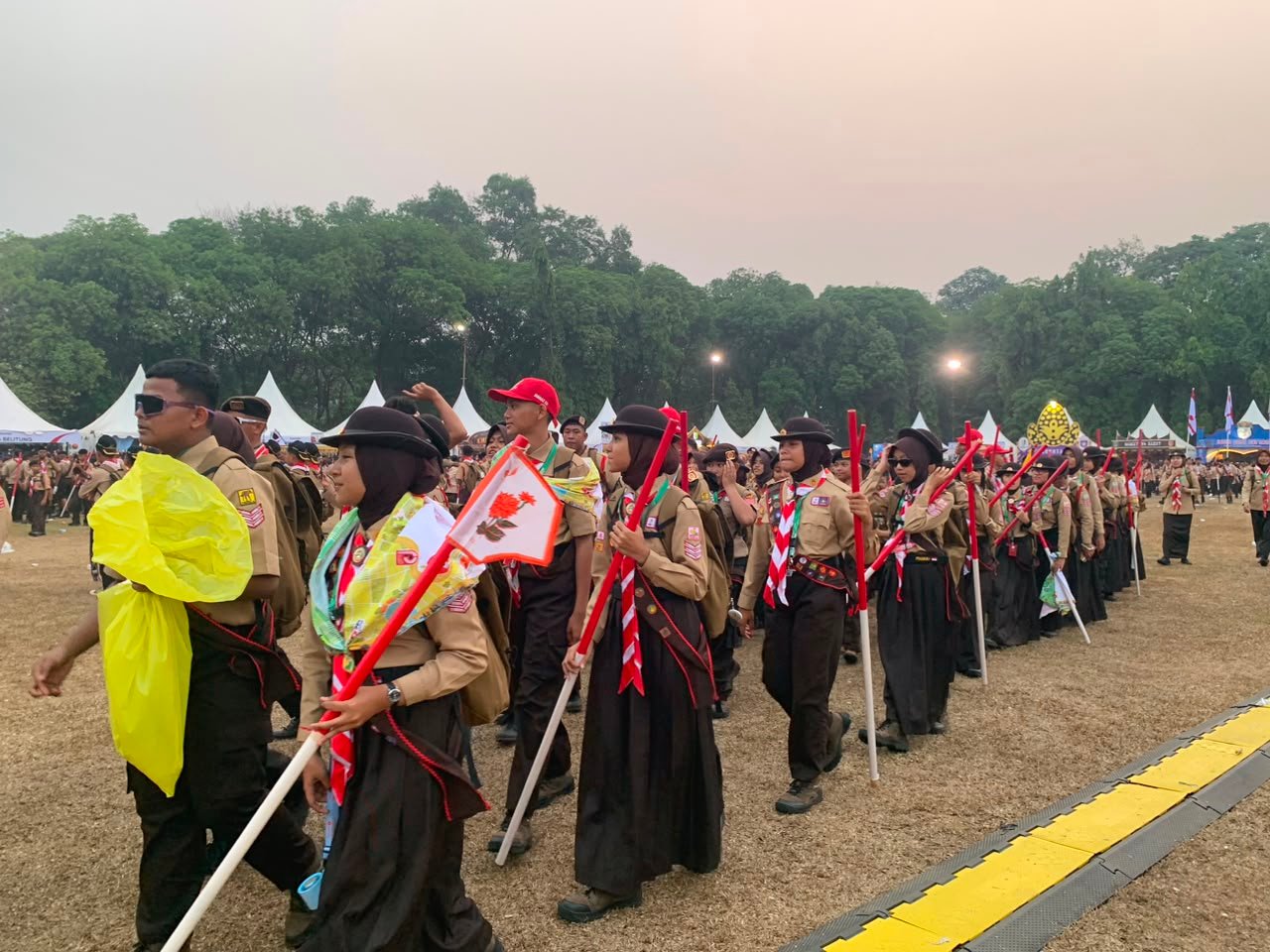 Para Pramuka Penggalang Kota Gorontalo. (Foto: Humas)