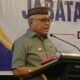 Bupati Gorontalo Sofyan Puhi saat menghadiriUji kompetensi dan evaluasi berlangsung di Grand Q Hotel, Kota Gorontalo, Sabtu, 15 Agustus 2026. (Foto: Humas)