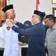 Wakil Bupati Boalemo Lahmudin Hambali saat resmi dikukuhkan untuk menjalankan tugas pada upacara peringatan HUT ke-81 Kemerdekaan Republik Indonesia, 17 Agustus 2026, di Alun-Alun Tilamuta. (Foto: Humas)