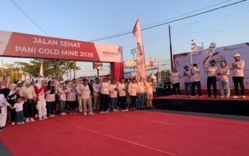 Tak Sekedar Jalan Sehat, Pani Gold Mine Bawa Semangat Kemerdekaan untuk Pohuwato