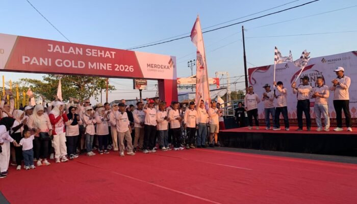 Tak Sekedar Jalan Sehat, Pani Gold Mine Bawa Semangat Kemerdekaan untuk Pohuwato
