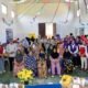 Bupati Gorontalo Sofyan Puhi saat menghadiri kegiatan Posyandu Terintegrasi di Gedung Sorga, Desa Moahudu, Kecamatan Tabongo, 16 Agustus 2026. (Foto: Humas)