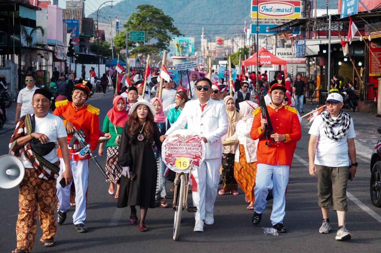 Parade Kemerdekaan memperingati HUT ke-81 Republik Indonesia, Minggu, 16 Agustus 2026). (Foto: Humas)