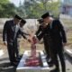 Wali Kota Kotamobagu Weny Gaib bersama Wakil Wali Kota Rendy Virgiawan Mangkat dan jajaran Forum Koordinasi Pimpinan Daerah (Forkopimda) mengikuti Upacara Ziarah Nasional di Taman Makam Pahlawan (TMP) Mongkonai Barat, Minggu, 16 Agustus 2026. (Foto: Humas)