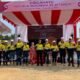Presiden Direktur PT Merdeka Gold Resources Tbk (EMAS) Boyke Poerbaya Abidin usai menjadi pembina Upacara HUT ke-81 Kemerdekaan Republik Indonesia di Kilometer Nol Pani Gold Mine, Senin (17/8/2026). 