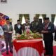 Bupati Gorontalo Sofyan Puhi usai menjadi Inspektur Upacara Detik-Detik Proklamasi HUT ke-81 Kemerdekaan Republik Indonesia di Sport Center Limboto, Kabupaten Gorontalo, Senin, 17 Agustus 2026. (Foto: Humas)