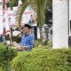 Bupati Boalemo Rum Pagau saat menjadi pembina Apel Korpri di halaman Kantor Bupati Boalemo, Senin, 17 Agustus 2026. (Foto: Humas)