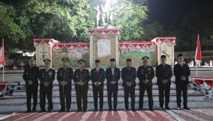 Renungan Suci HUT ke-81 RI, Weny Gaib dan Forkopimda Tabur Hormat untuk Pahlawan