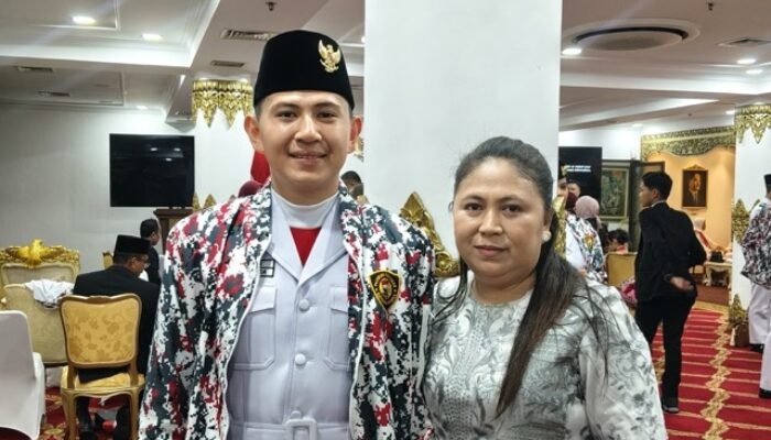 Dari Kotamobagu ke Istana, Gabriel Kamasi Kibarkan Merah Putih di Hadapan Presiden