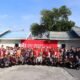 PLN Nusantara Power Unit Pembangkitan Gorontalo usai melaksanakan upacara peringatan HUT ke-81 Kemerdekaan Republik Indonesia di halaman kantor Unit Pembangkitan Gorontalo, Senin (17/8/2026)/Hibata.id