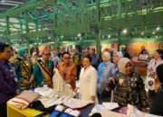 Empat UMKM binaan Bank Indonesia Provinsi Gorontalo, Olami, Tiar Handycraft, Serasi Karawo, dan Bilal Mekar Snack (BMS), menampilkan produk unggulan daerah pada Karya Kreatif Indonesia (KKI) 2026 di Jakarta, Kamis (20/8/2026)/Hibata.id