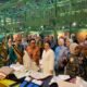Empat UMKM binaan Bank Indonesia Provinsi Gorontalo, Olami, Tiar Handycraft, Serasi Karawo, dan Bilal Mekar Snack (BMS), menampilkan produk unggulan daerah pada Karya Kreatif Indonesia (KKI) 2026 di Jakarta, Kamis (20/8/2026)/Hibata.id