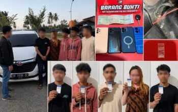 5 Orang Diamankan di Pohuwato, Narkoba Jenis Sabu Ditemukan di Karpet Mobil