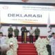 Wali Kota Kotamobagu Weny Gaib menghadiri pelantikan dan pengukuhan Dewan Pimpinan Daerah Asosiasi Satuan Perlindungan Masyarakat (DPD Aslinmas). (Foto: Humas)