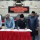 Bupati Gorontalo Sofyan Puhi menghadiri Sidang Paripurna DPRD Kabupaten Gorontalo dengan agenda penandatanganan Nota Kesepakatan Perubahan KUA-PPAS Tahun Anggaran 2026, Rabu (26/8/2026)/Hibata.id