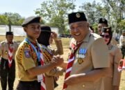 Wakil Bupati Gorontalo Tonny S. Junus membuka Perkemahan SWBB 2026 yang diikuti 700 peserta dari 24 gudep di Bumi Perkemahan Bongohulawa, Limboto/Hibata.id