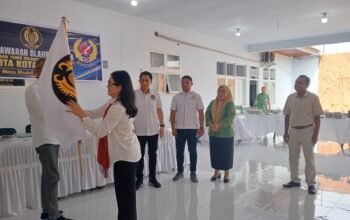 Ny. Resty A. Mangkat Somba terpilih secara aklamasi sebagai Ketua Umum Persatuan Lawn Tenis Indonesia (PELTI) Kota Kotamobagu periode 2026–2030. (Foto: Humas)