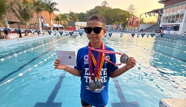 Raditya Anugrah Katili, siswa kelas 4 MIS Baitul Makmur Kota Kotamobagu. (Foto" istw)