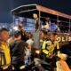 Aksi balap liar di kawasan Bundaran Saronde, Kota Gorontalo, dibubarkan polisi pada Minggu, 30 Agustus 2026,